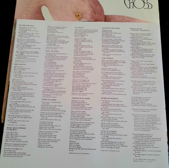 Christopher Cross- Another Page, Vinyl LP 1983 - Picture 7 of 11